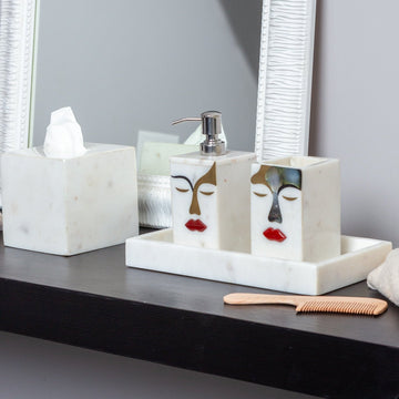CHARMZ - MARBLE MULTI BATHROOM SET