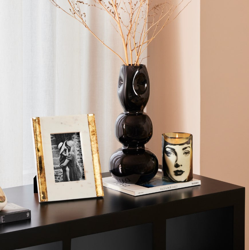 PICTURE THIS - MARBLE GLASS PHOTO FRAME