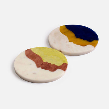 NATSUMI MARBLE COASTER SET