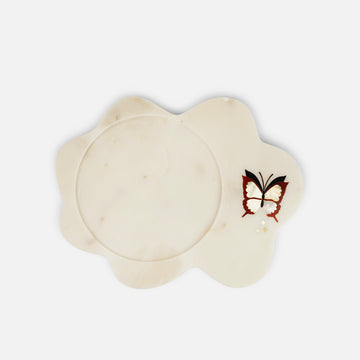 Annapolis Marble Inlay Cake platter