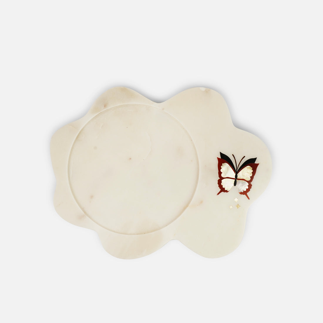 Annapolis Marble Inlay Cake platter