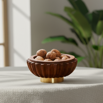 ROSTRI - WOODEN SERVING BOWL