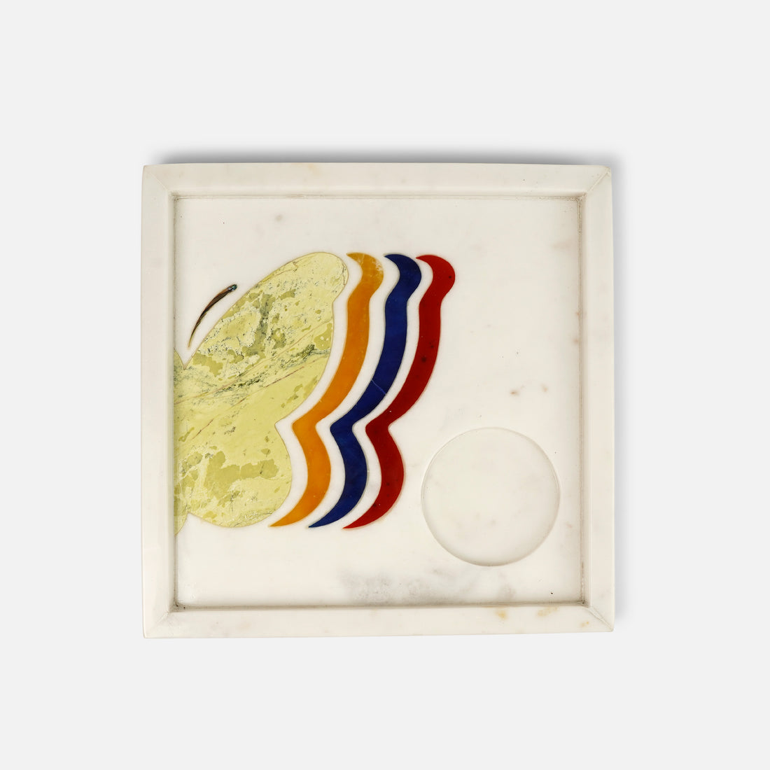 Limited edition - Fluttray - Marble Inlay Platter with Bowl