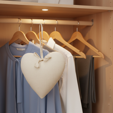 Cotton Charm - Heart Wardrobe Hanger
