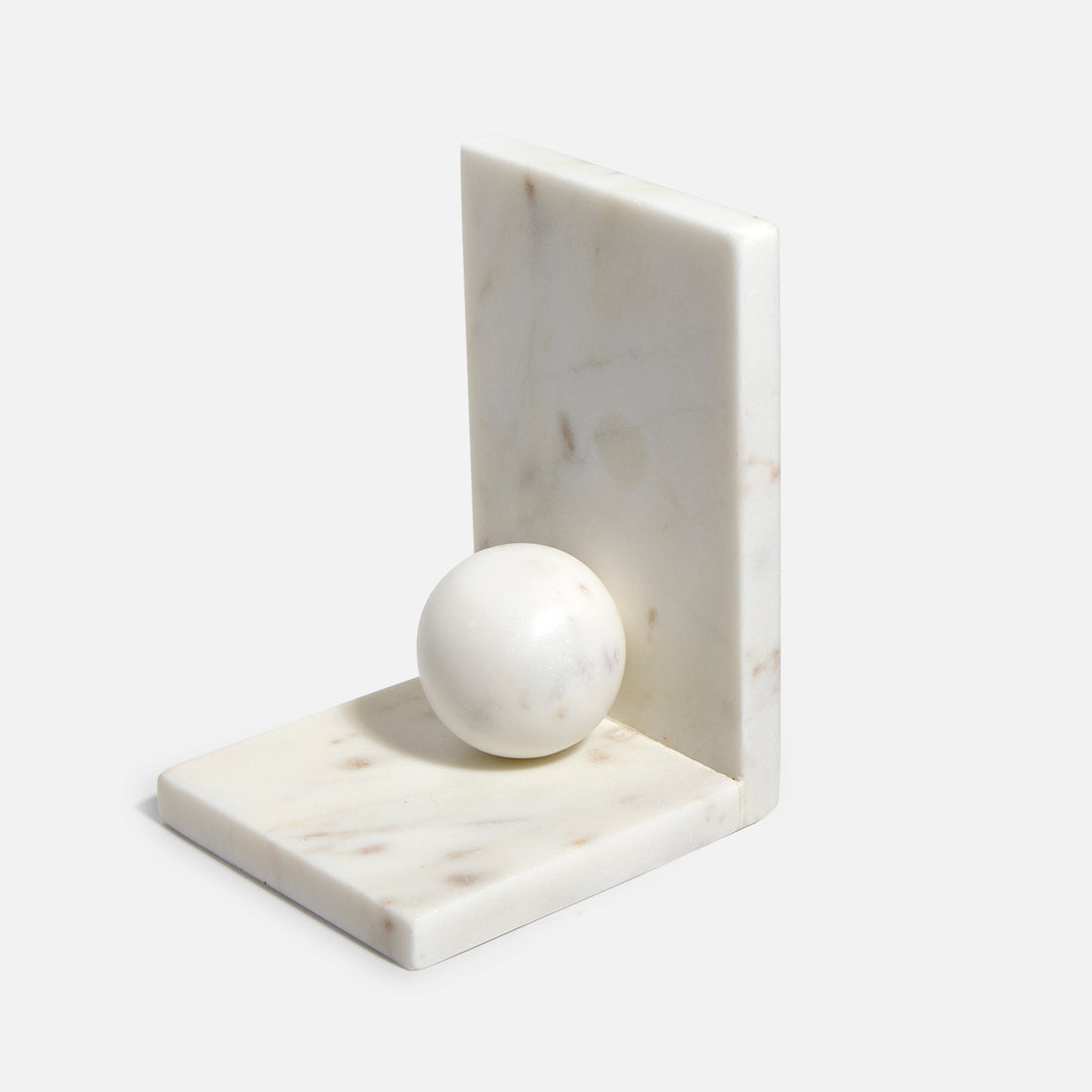ADOLF - MARBLE IVORY DUO BOOKENDS