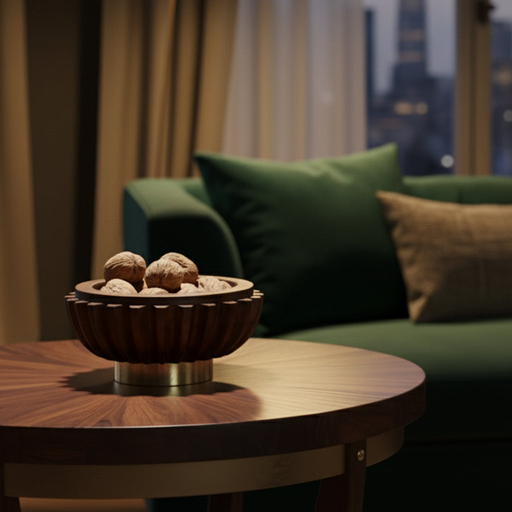 ROSTRI - WOODEN SERVING BOWL