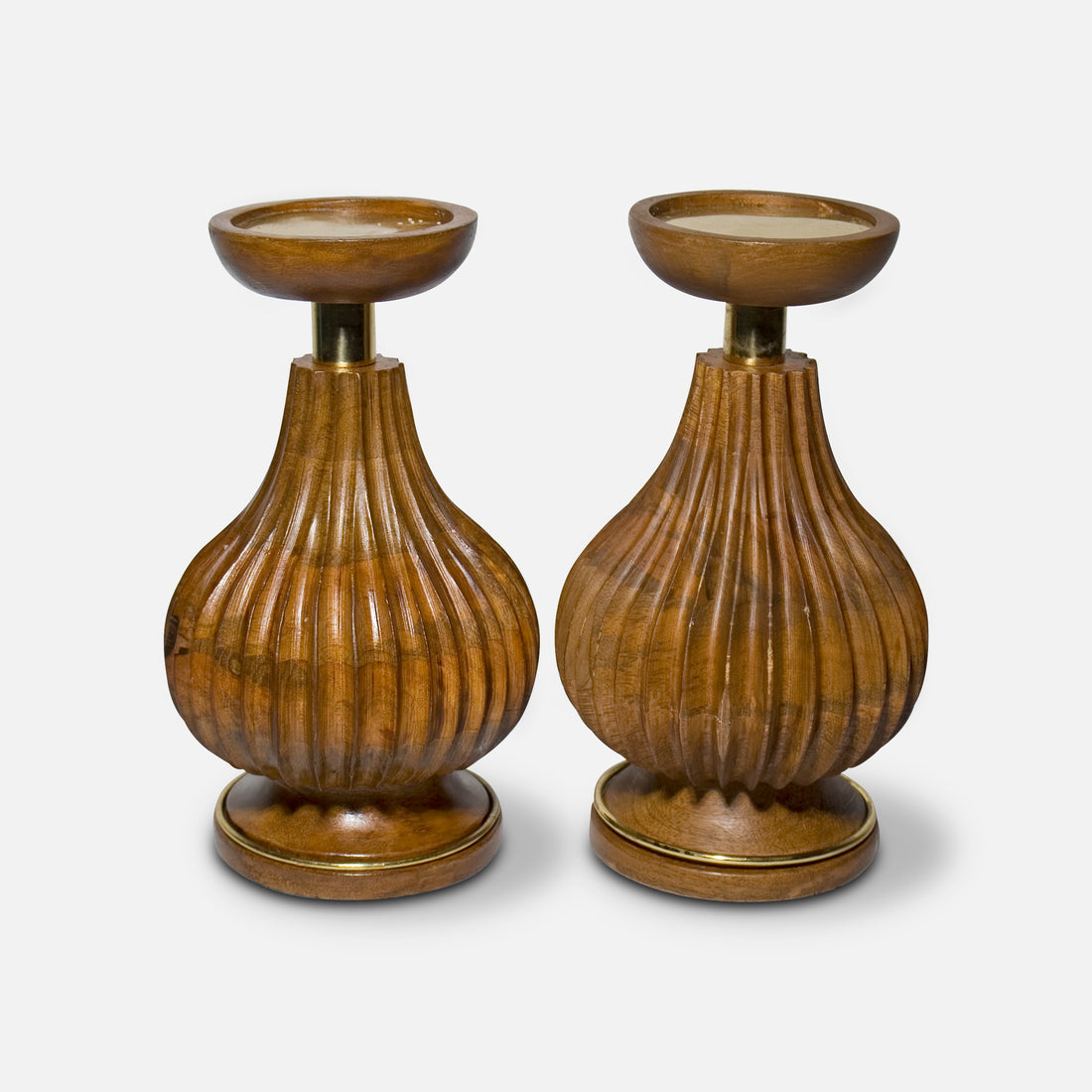 ROSTRI - WOODEN CANDLE HOLDER