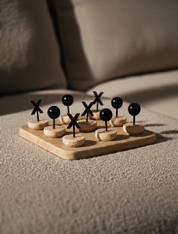Handmade Tic-Tac Toe - Statement décor