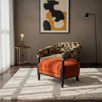 Borghese Saffron Barrel Chair