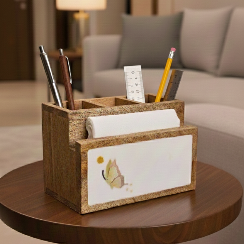 ArteCut - Marble inlay Cutlery / Stationery Holder