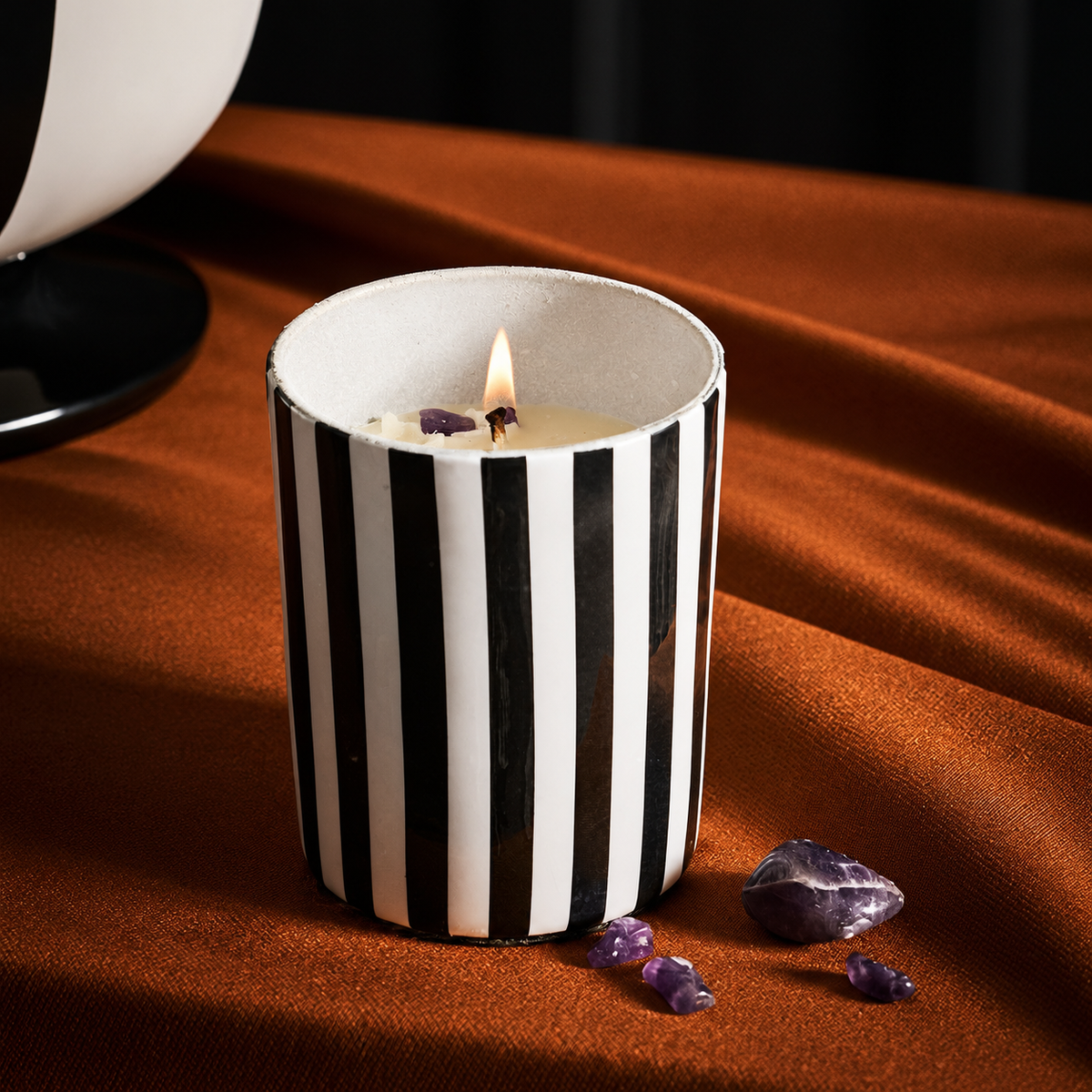 LINEA STRIPED CANDLE