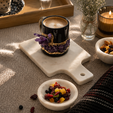 CAMI - IVORY MARBLE PLATTER TRAY