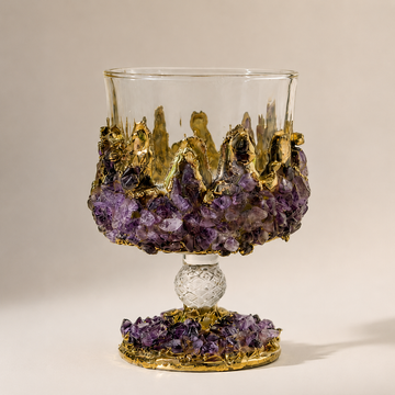 Limited edition - Sandro - Amethyst Handmade Glass