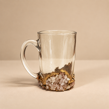 Rose Quartz Chalice - Glass Mug