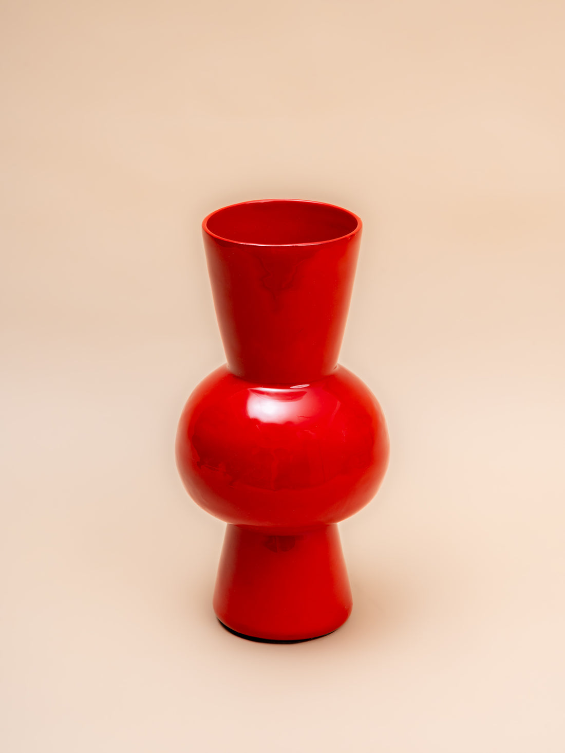 CHILLI – RED HANDBLOWN VASE