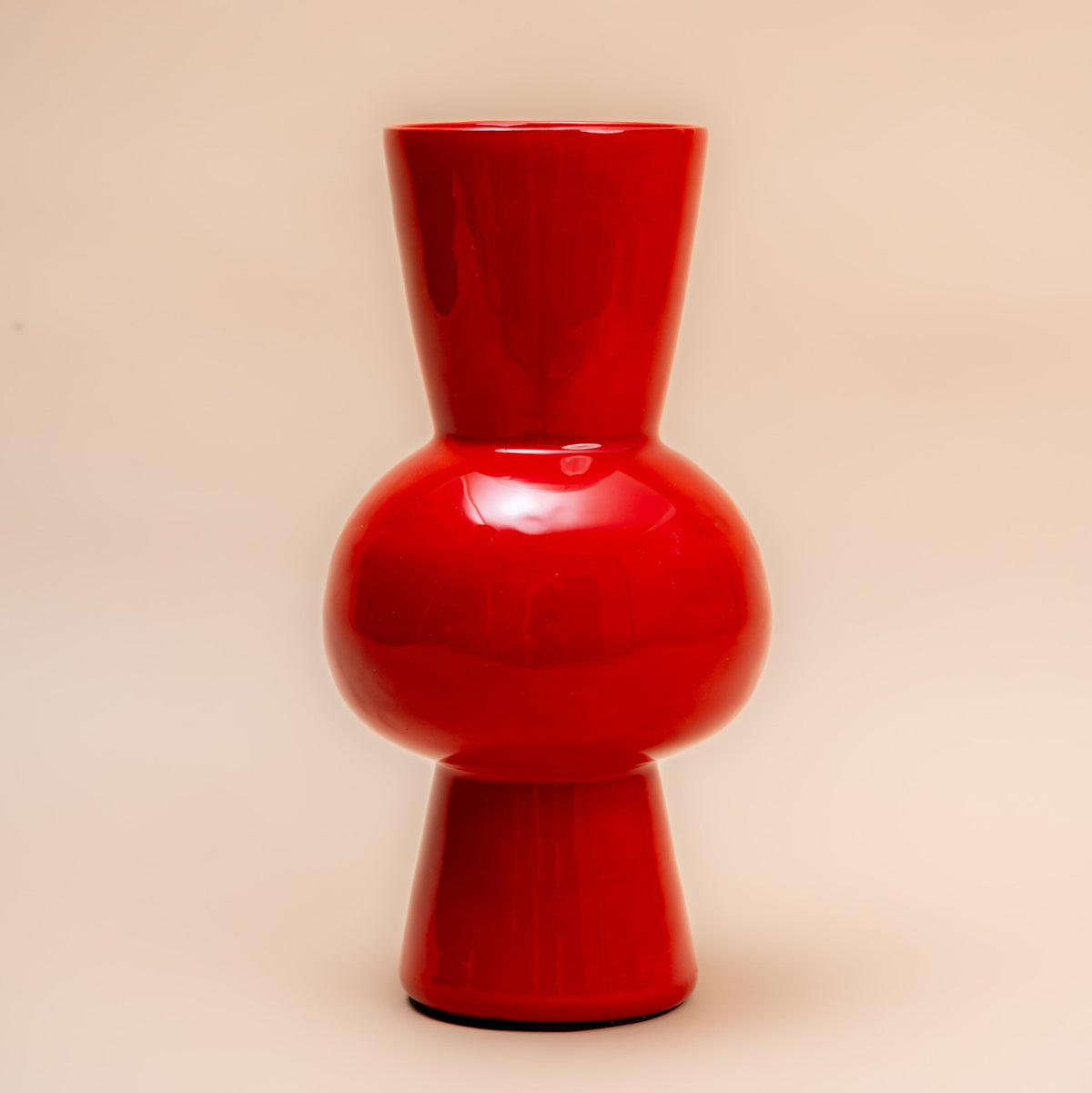 CHILLI – RED HAND BLOWN VASE