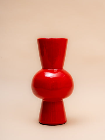 Corsi Popito – Red Borosilicate Vase