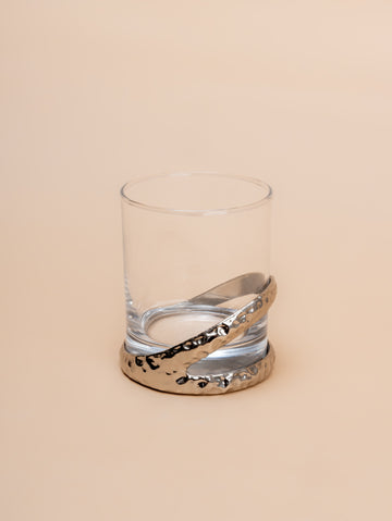 Raphael -Silver Whiskey Glass