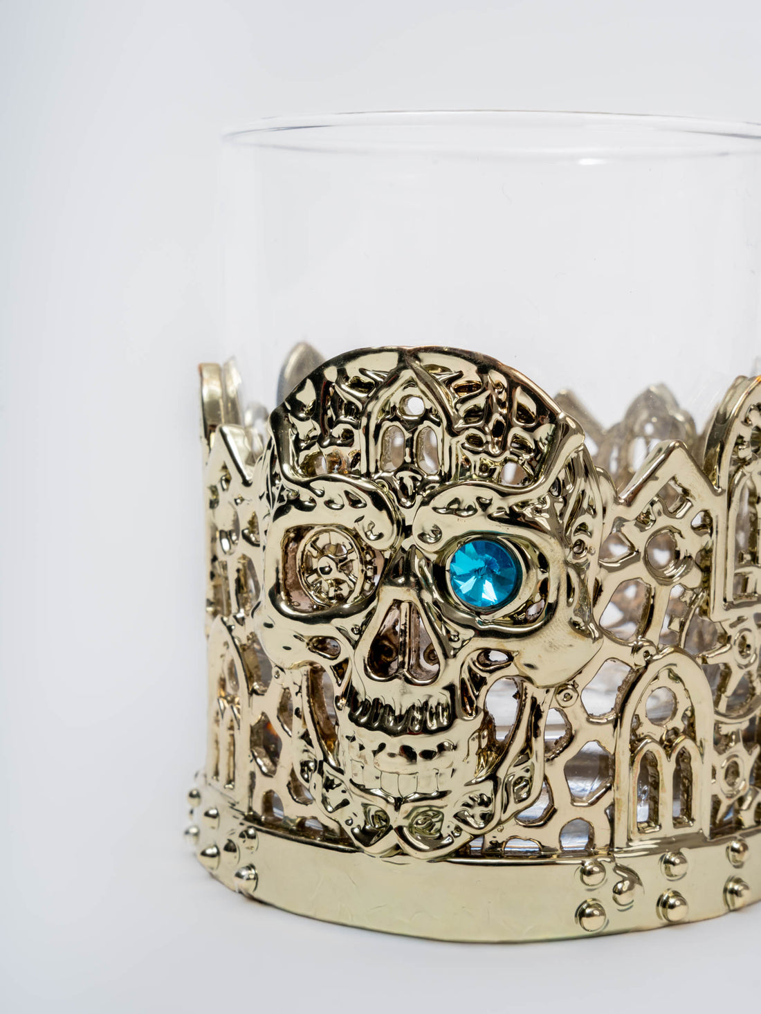 Zanetto – Gold Skull Whiskey Glass