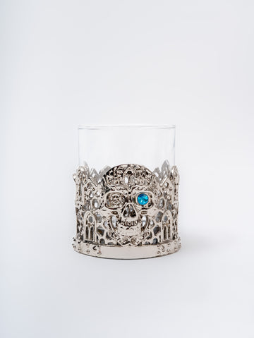 Zanetto – Silver Skull Whiskey Glass