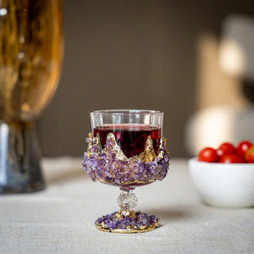 Limited edition - Sandro - Amethyst Handmade Glass