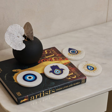 Nazar- MARBLE  Coaster Set