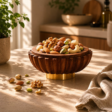 ROSTRI - WOODEN SERVING BOWL