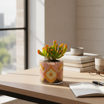 Rosavi - Glass pot Mini Desk Planter