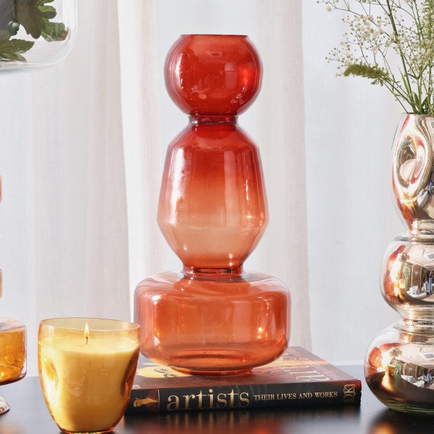 ADINE - GLASS LAYERED VASE