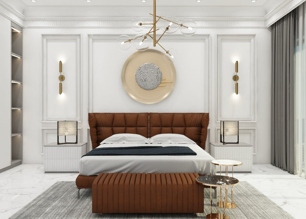 Edemam Fully- Upholstered Bed