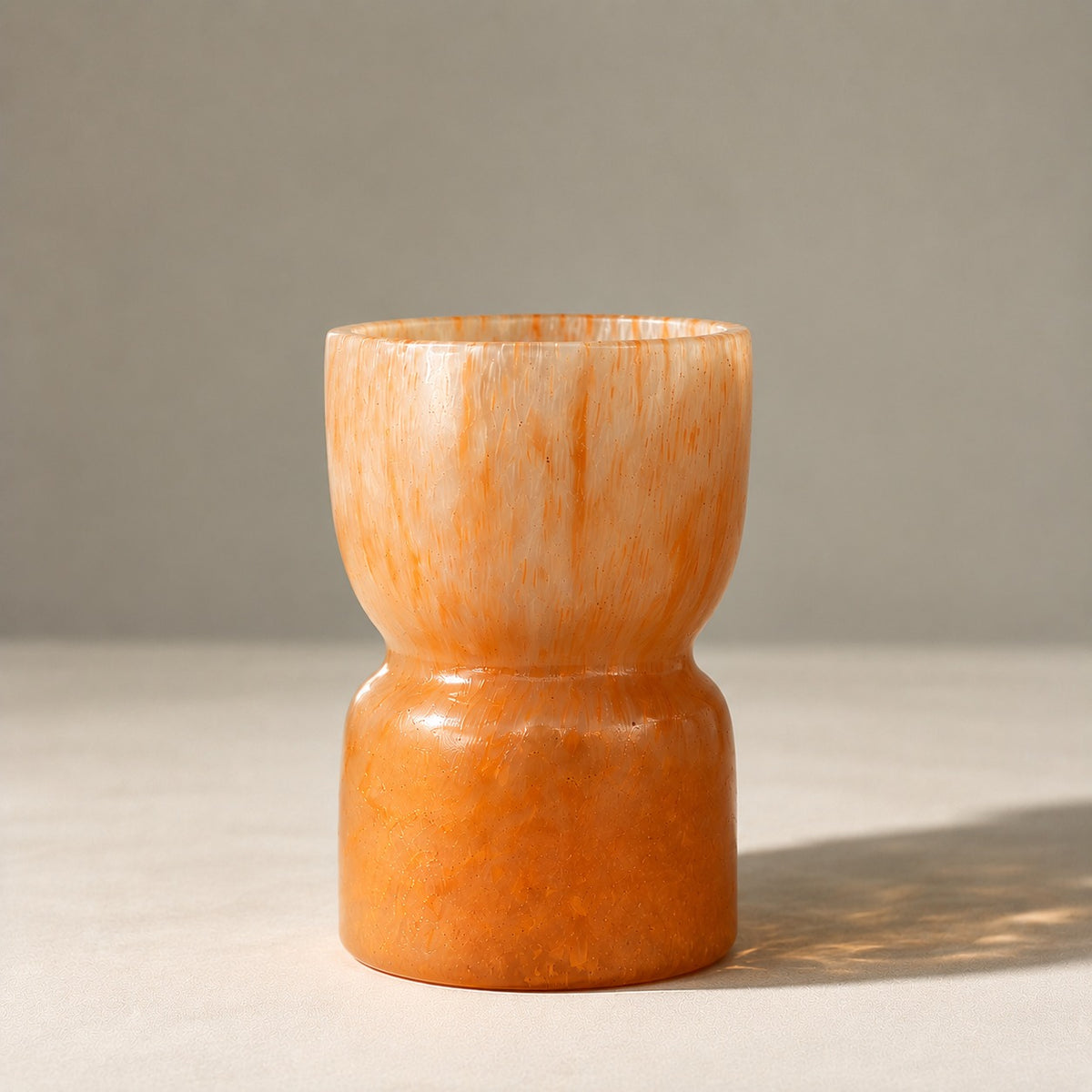 SERENZA – ORANGE GLASS VASE