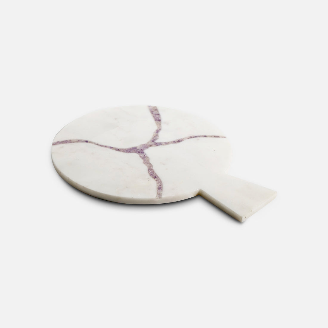 LORRENZO - MARBLE IVORY AMETHYST PLATTER