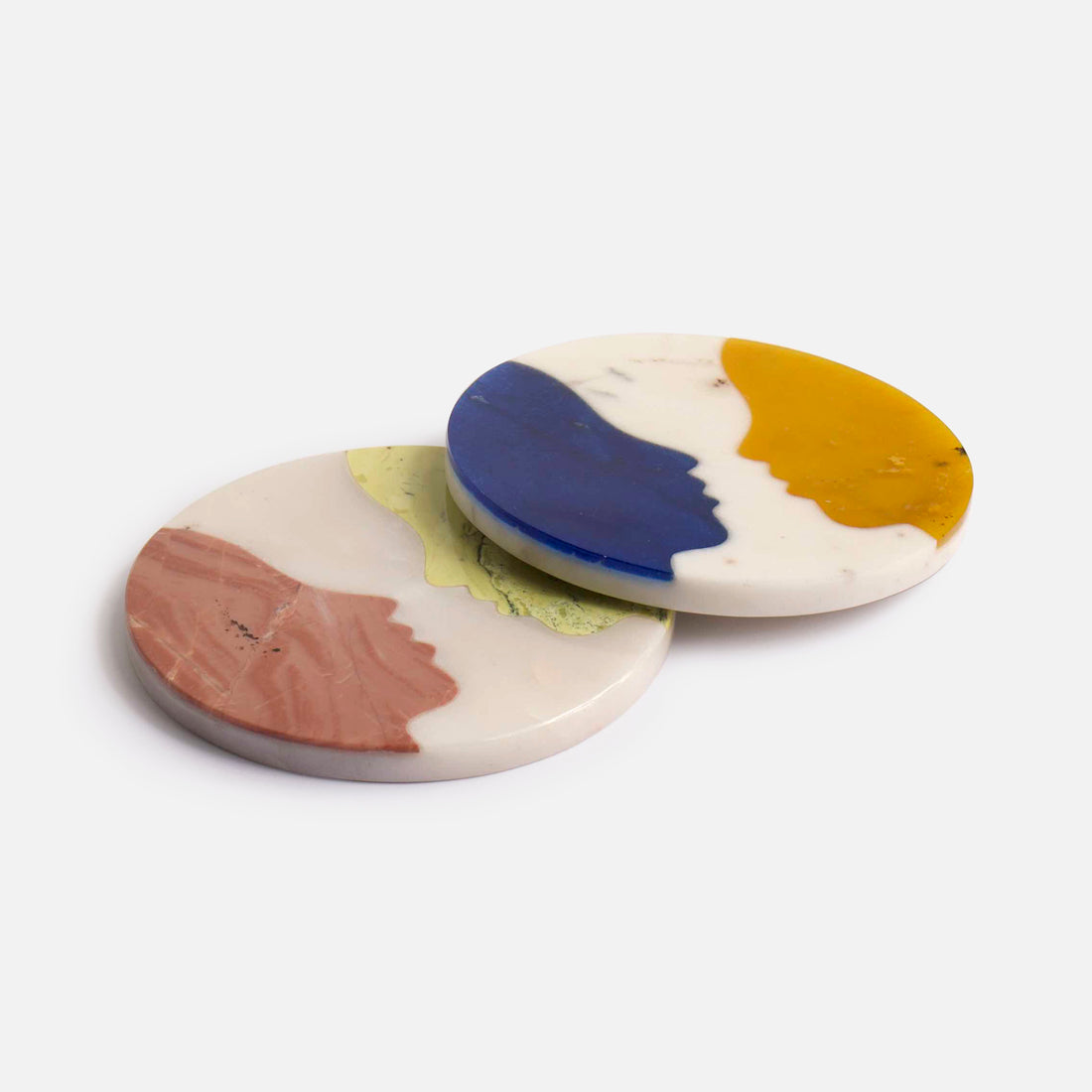 NATSUMI FACE MARBLE COASTER SET