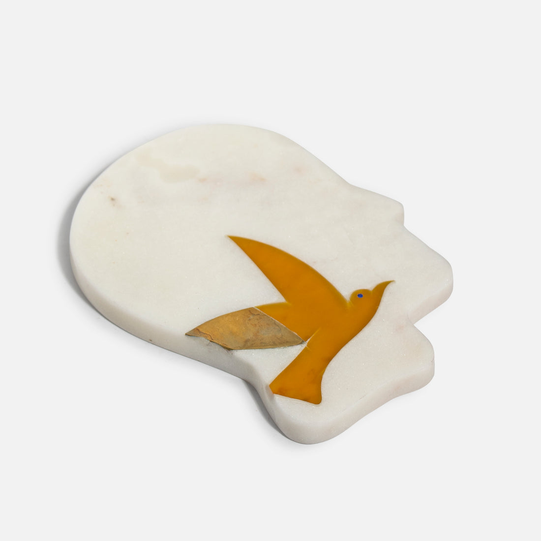 FLY AWAY - MARBLE IVORY COASTER