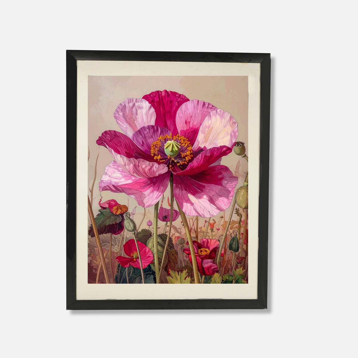 Wildflower Waltz - Hanpainted Print on Canvas