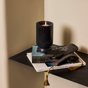 baislana Black Stone Candle