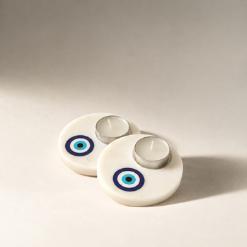 Blue Eye - Nazar Marble Tealight