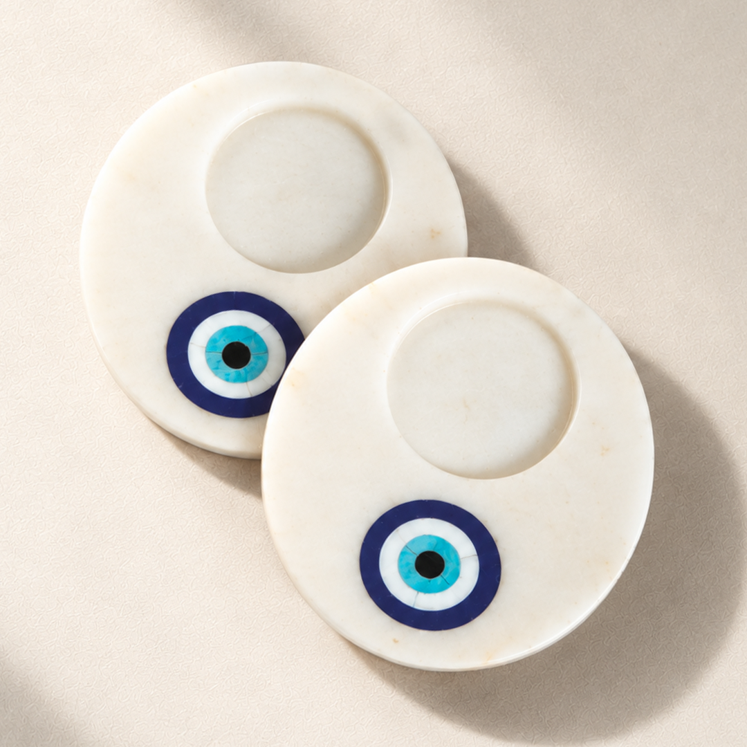 Blue Eye - Nazar Marble Tealight
