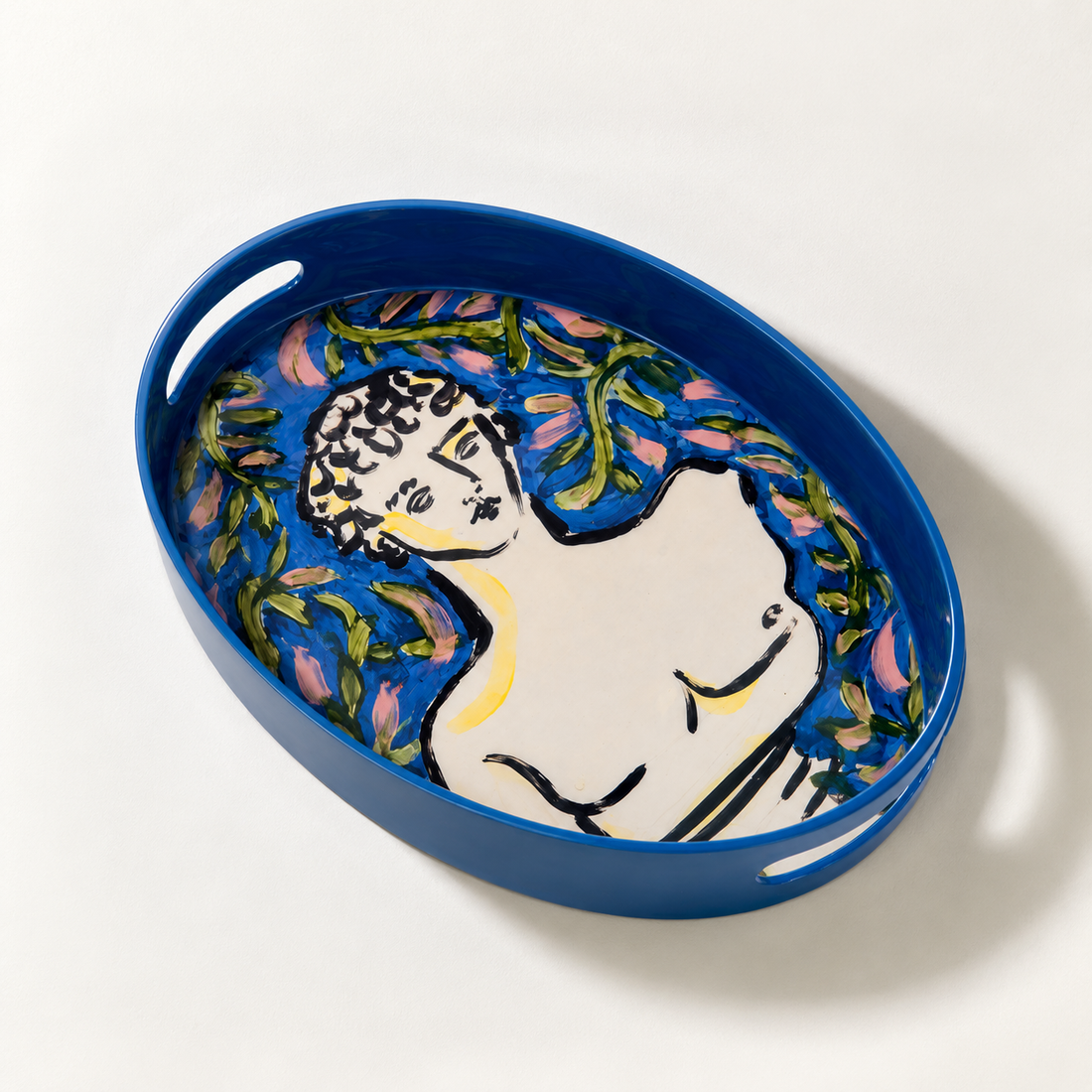 ROMETTI HANDPAINTED TRAY