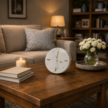 PENDULE - MARBLE TABLE CLOCK