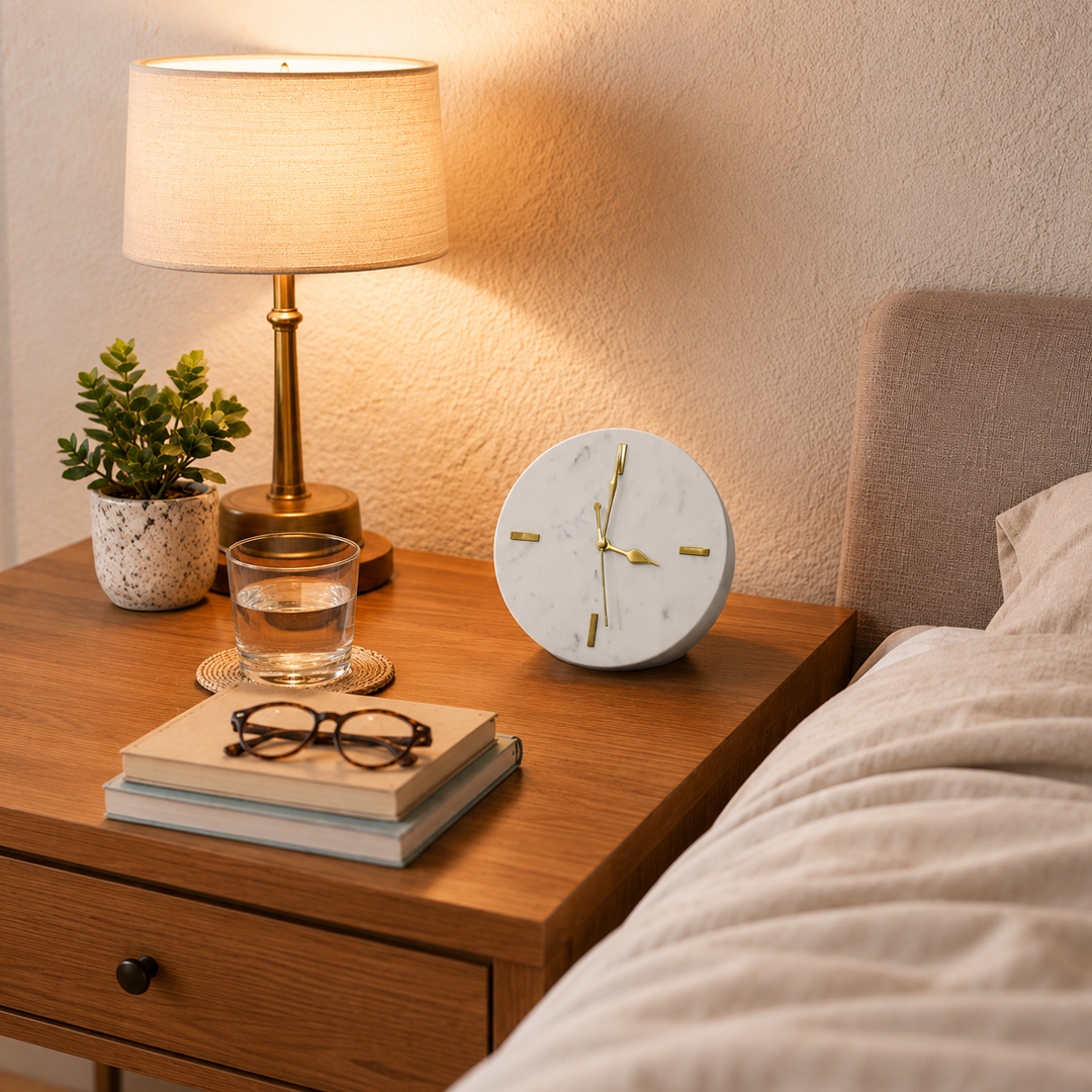 PENDULE - MARBLE TABLE CLOCK