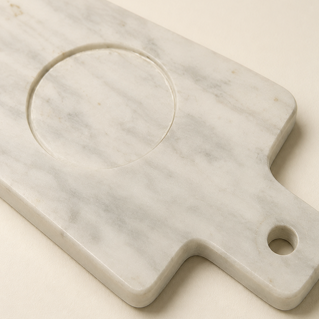 CAMI - IVORY MARBLE PLATTER TRAY