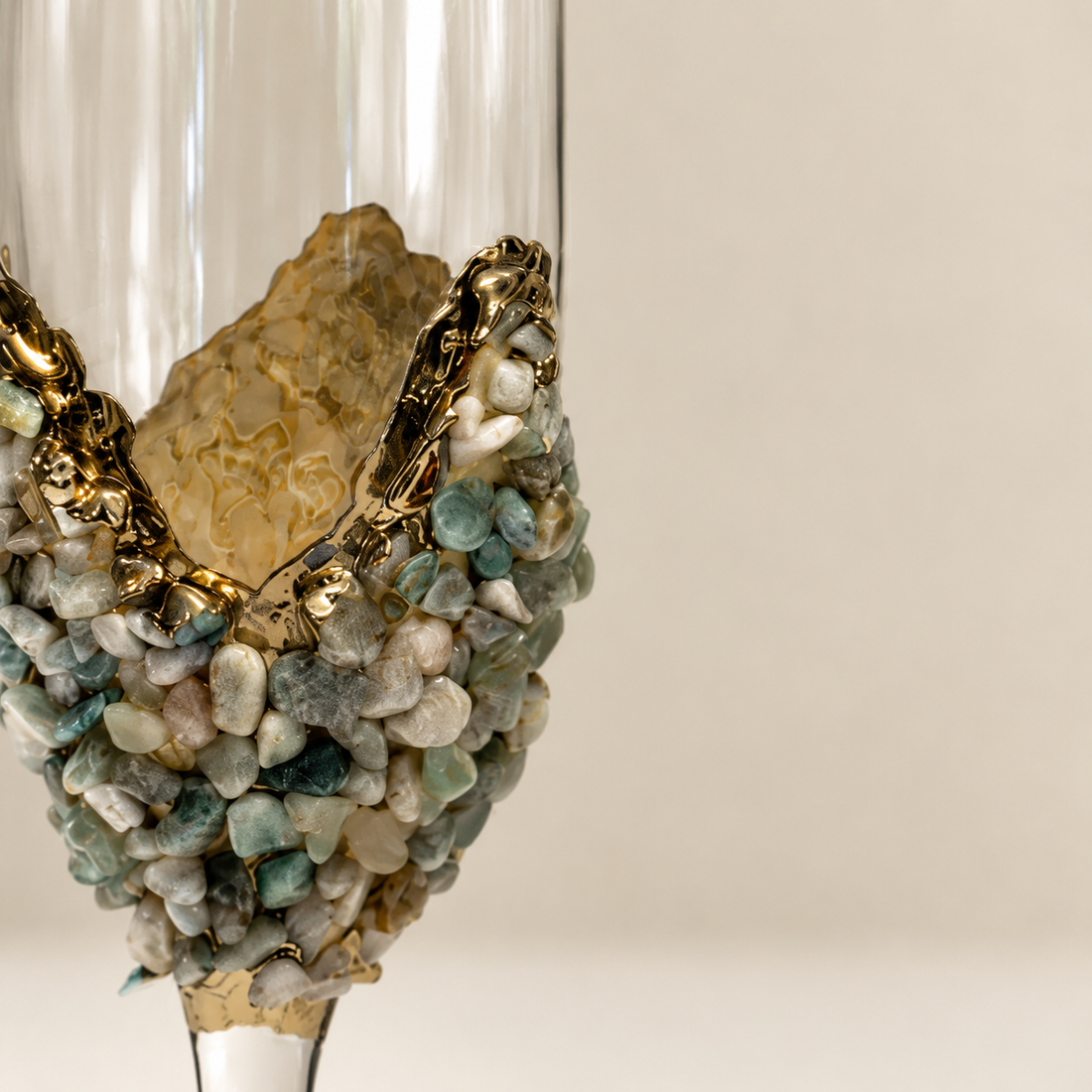 Limited edition - Carcino - Champagne Glass