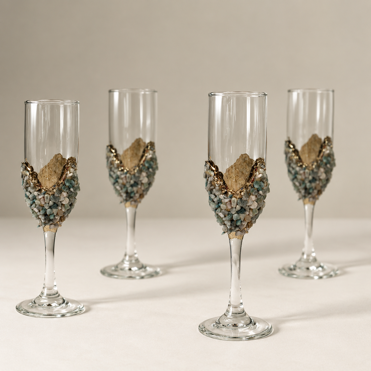 Limited edition - Carcino - Champagne Glass