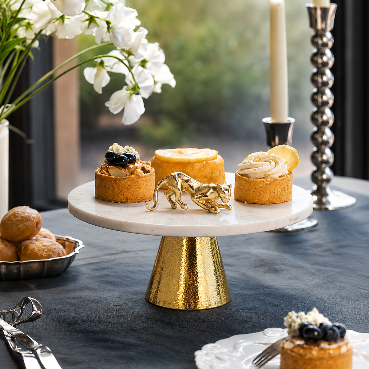 Feral Luxe - Brass Handmade Cake Stand