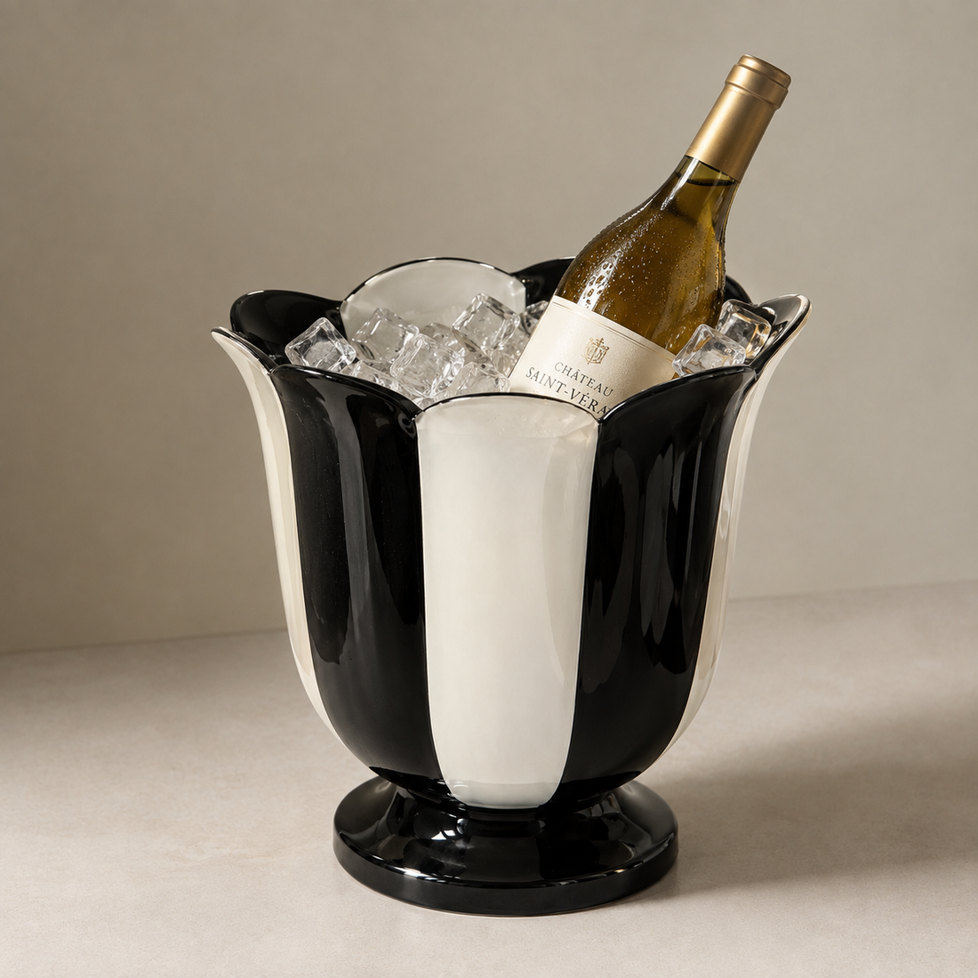 NUDO - B&W HANDCRAFTED ICE BUCKET