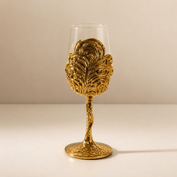 Gold Leaf - Collector Edition Handmade Wine Glass