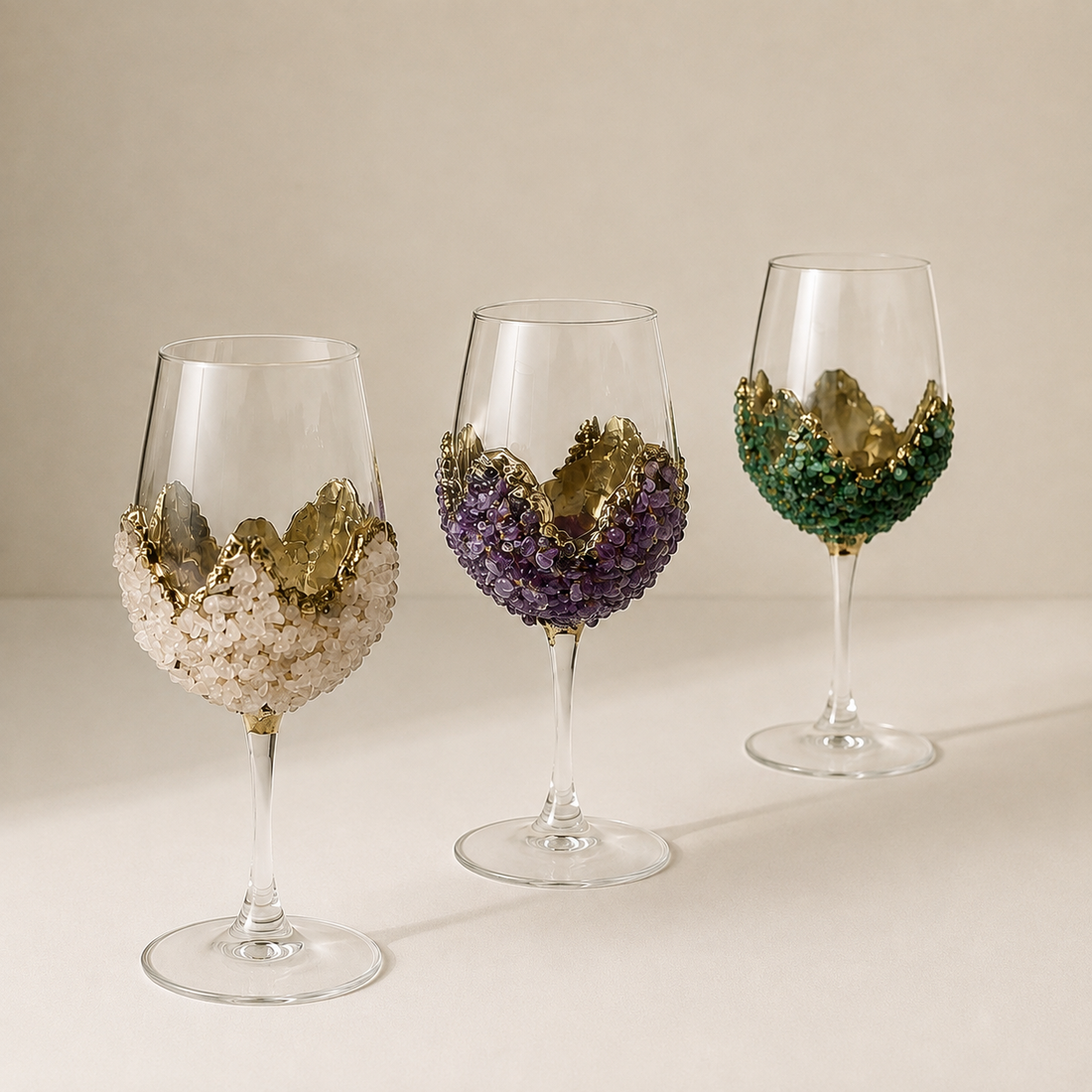 Limited edition - SAN MARCO - Stone Wine Glass
