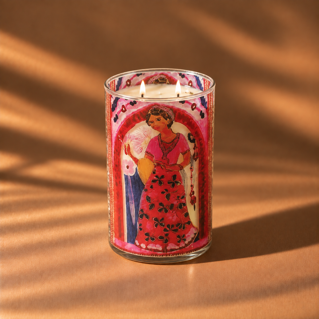 Frida Kahlo - Handmade Glass Candle