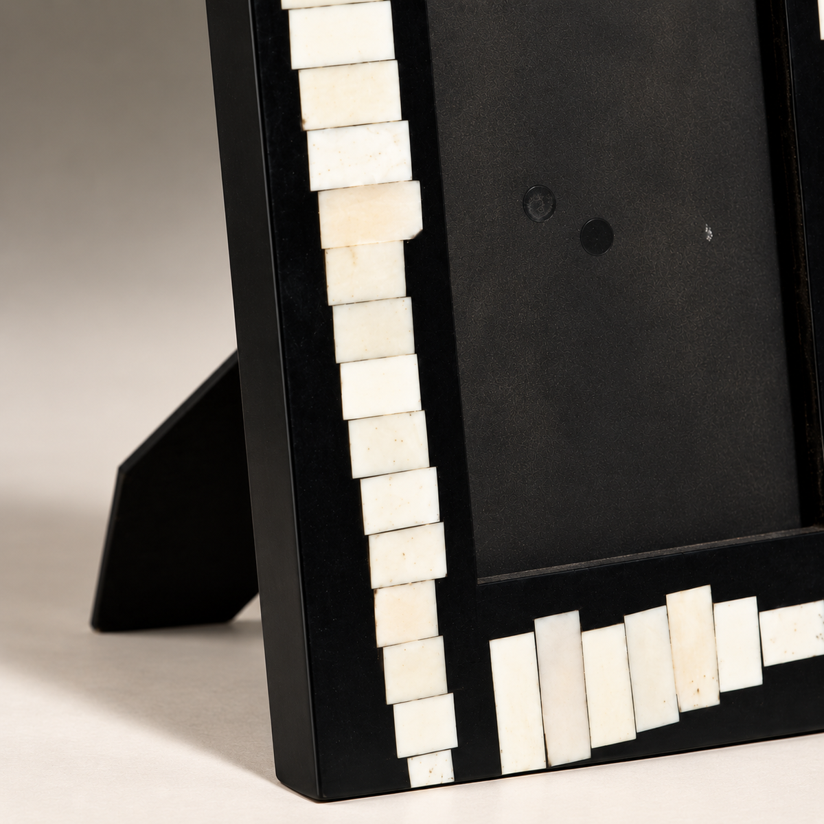 MONOCHROME - IVORY BLACK INLAY PHOTO FRAME